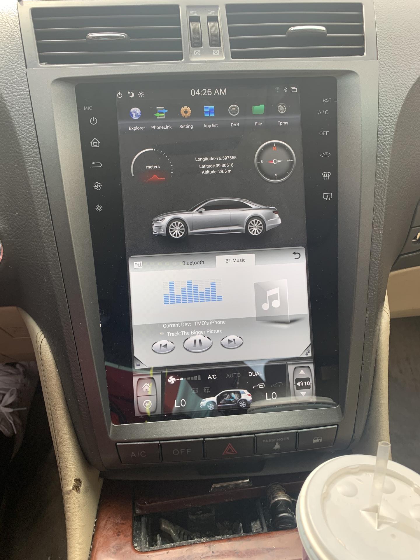 11.8" Teslastyle Android Navigation Radio for Lexus GS